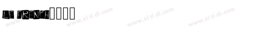 LE FRENCH字体转换